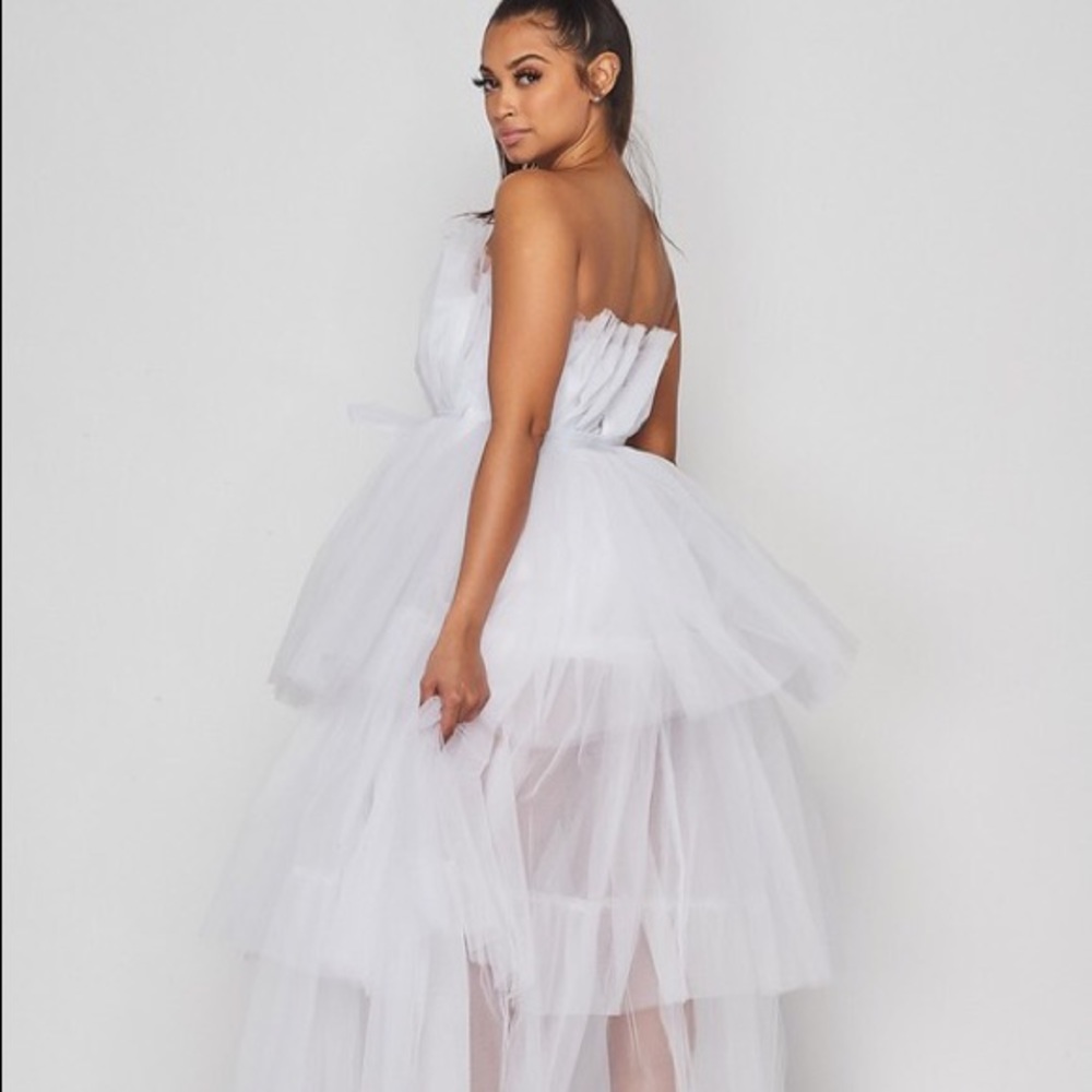 White Tulle Dress